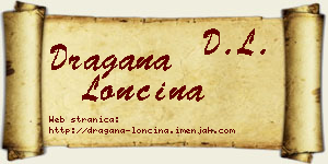 Dragana Lončina vizit kartica